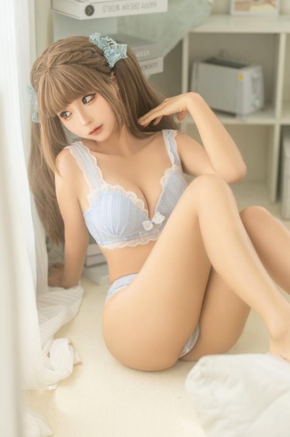 蠢沫沫  蠢沫沫 - 居家蕾丝内衣私房照 甜美治愈系写真第213张图片