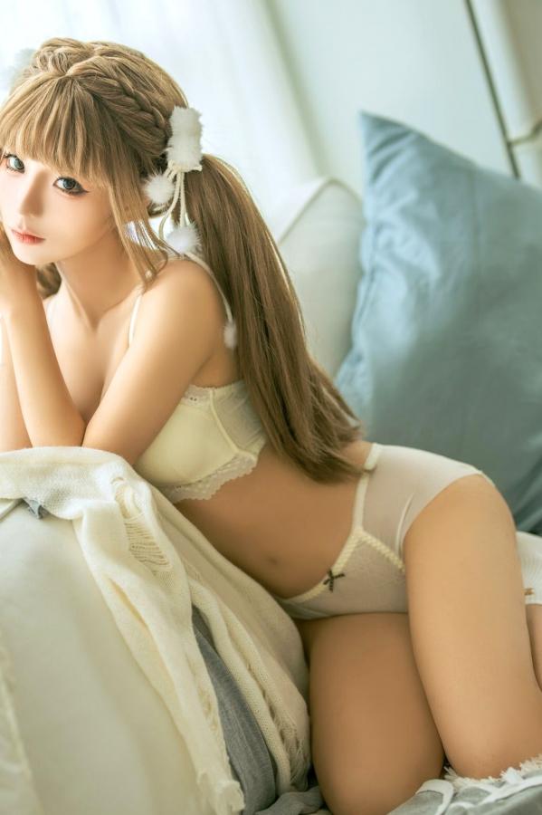蠢沫沫  蠢沫沫 - 居家蕾丝内衣私房照 甜美治愈系写真第236张图片