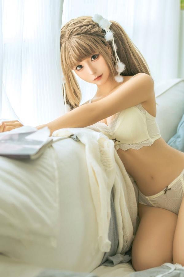 蠢沫沫  蠢沫沫 - 居家蕾丝内衣私房照 甜美治愈系写真第238张图片