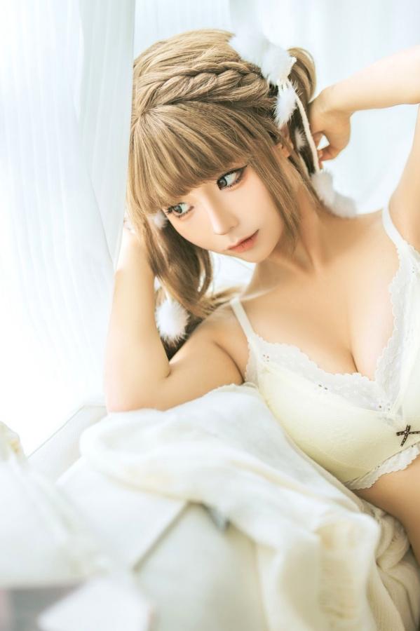 蠢沫沫  蠢沫沫 - 居家蕾丝内衣私房照 甜美治愈系写真第239张图片