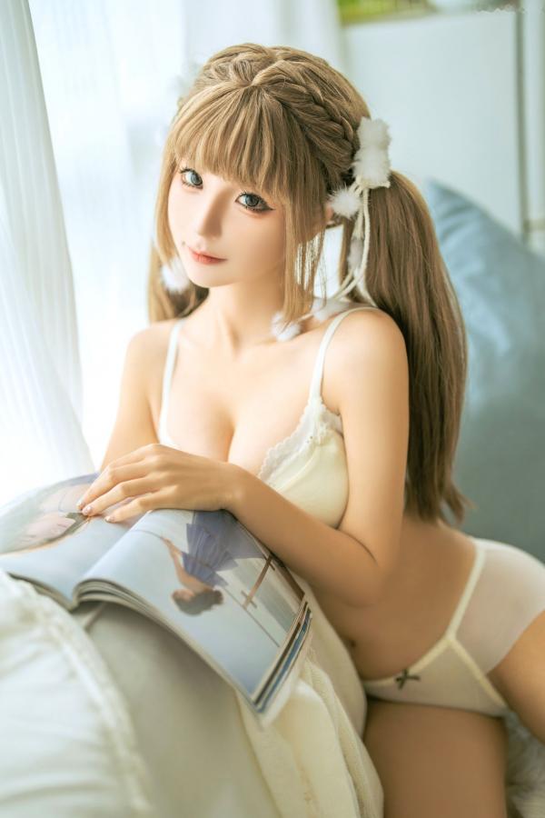 蠢沫沫  蠢沫沫 - 居家蕾丝内衣私房照 甜美治愈系写真第241张图片
