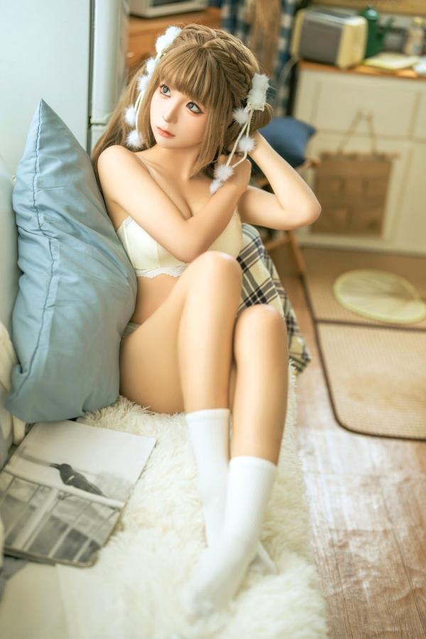 蠢沫沫  蠢沫沫 - 居家蕾丝内衣私房照 甜美治愈系写真第254张图片