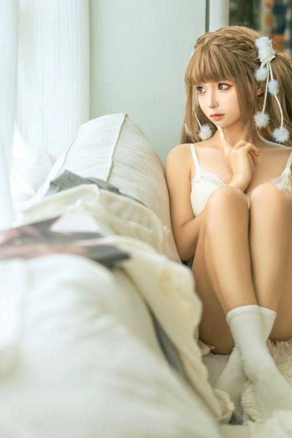 蠢沫沫  蠢沫沫 - 居家蕾丝内衣私房照 甜美治愈系写真第265张图片