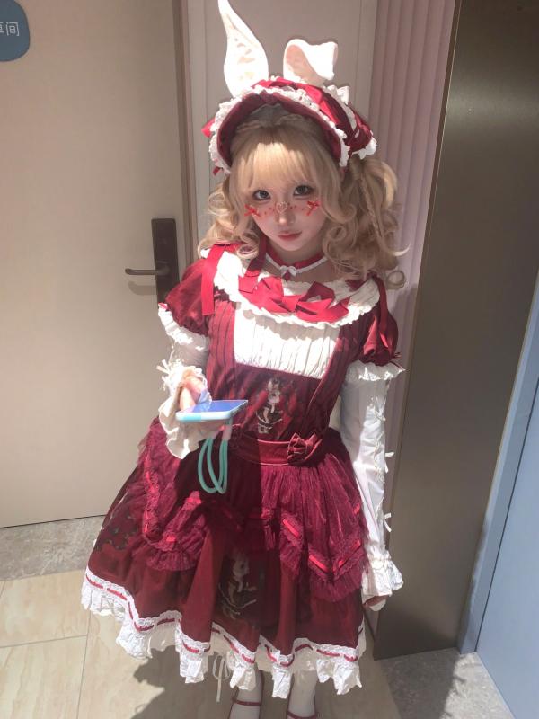 蠢沫沫   蠢沫沫-橱窗娃娃 cosplay艺术私房，精致洋娃娃造型，大胆红白束缚诱惑，演绎梦幻视觉盛宴第121张图片