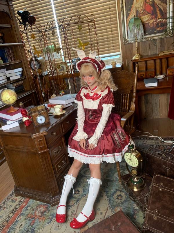 蠢沫沫   蠢沫沫-橱窗娃娃 cosplay艺术私房，精致洋娃娃造型，大胆红白束缚诱惑，演绎梦幻视觉盛宴第125张图片