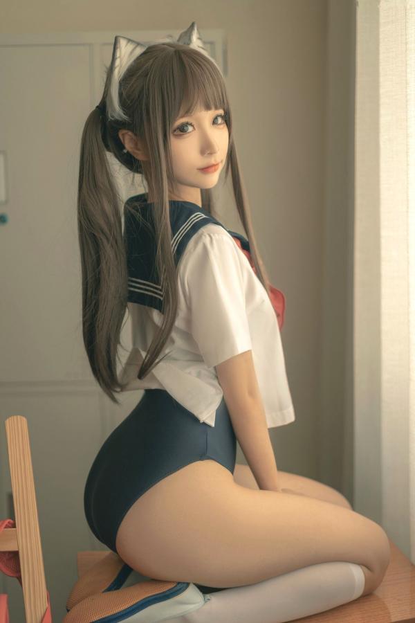 蠢沫沫   蠢沫沫-校园萌系猫女郎School Kitty写真，极致诱惑角色扮演，大尺度私房美图第21张图片