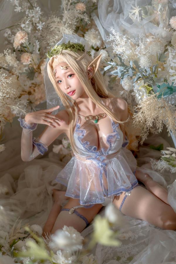 蠢沫沫   蠢沫沫-119-白精灵3套第79张图片