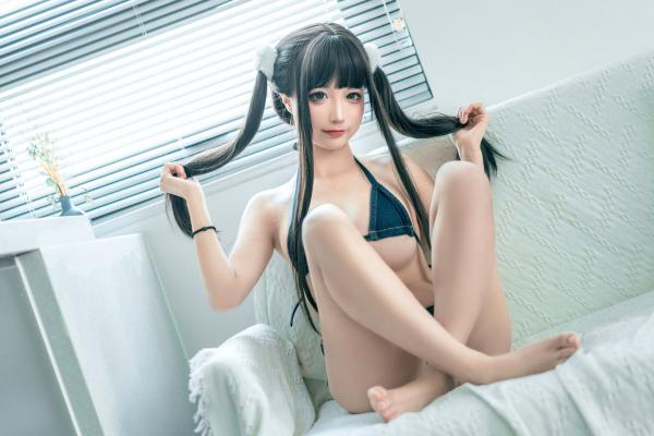 蠢沫沫   蠢沫沫-139-吉他妹妹2.0：极致私房诱惑，半褪牛仔展现唯美蜜桃臀曲线第31张图片