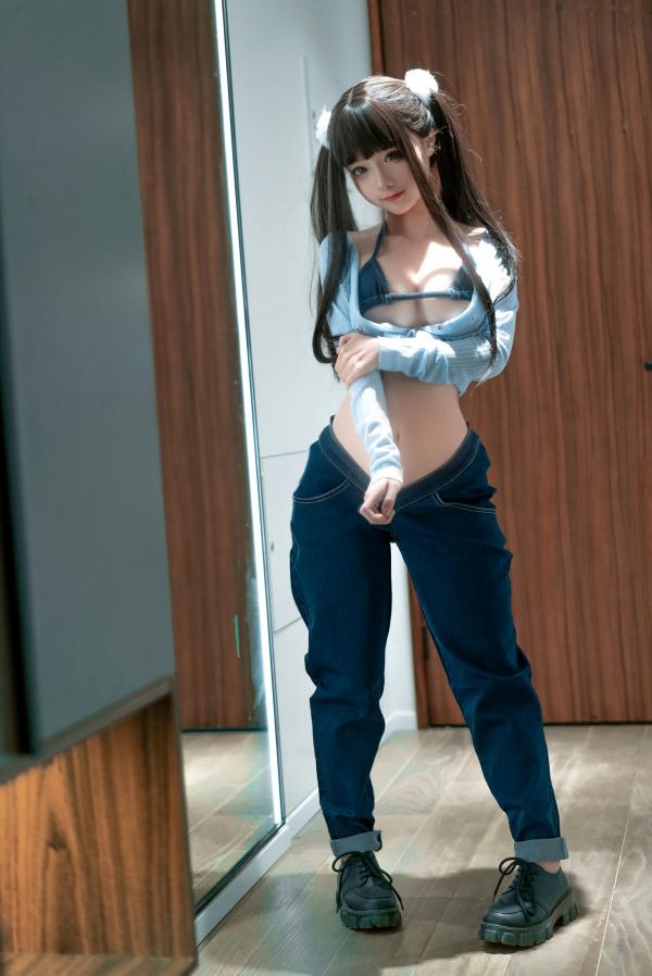 蠢沫沫   蠢沫沫-139-吉他妹妹2.0：极致私房诱惑，半褪牛仔展现唯美蜜桃臀曲线第87张图片
