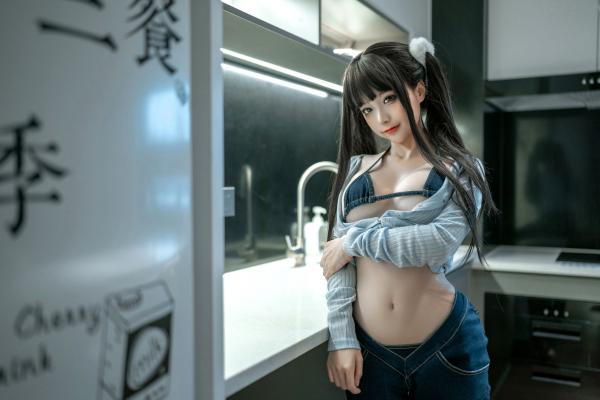 蠢沫沫   蠢沫沫-139-吉他妹妹2.0：极致私房诱惑，半褪牛仔展现唯美蜜桃臀曲线第96张图片