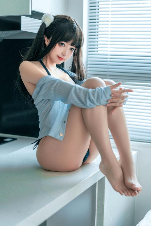 蠢沫沫   蠢沫沫-139-吉他妹妹2.0：极致私房诱惑，半褪牛仔展现唯美蜜桃臀曲线第121张图片