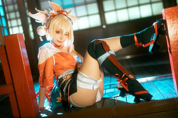 蠢沫沫   蠢沫沫-二次元萌系Cosplay精选，化身灵动猫娘与奇幻少女，清纯与性感并存的私房写真第13张图片