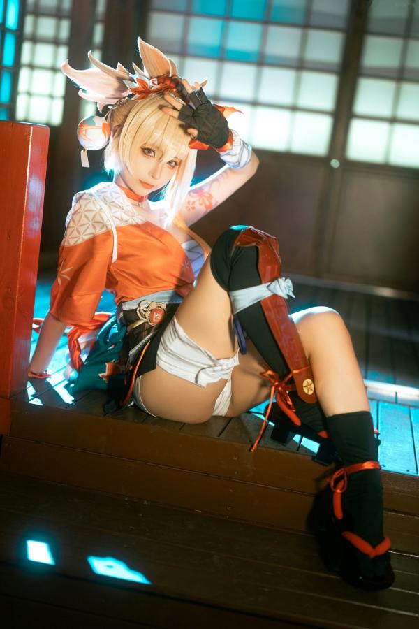 蠢沫沫   蠢沫沫-二次元萌系Cosplay精选，化身灵动猫娘与奇幻少女，清纯与性感并存的私房写真第14张图片