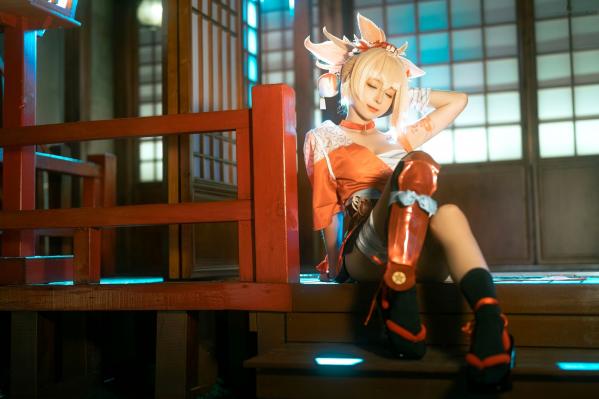 蠢沫沫   蠢沫沫-二次元萌系Cosplay精选，化身灵动猫娘与奇幻少女，清纯与性感并存的私房写真第15张图片