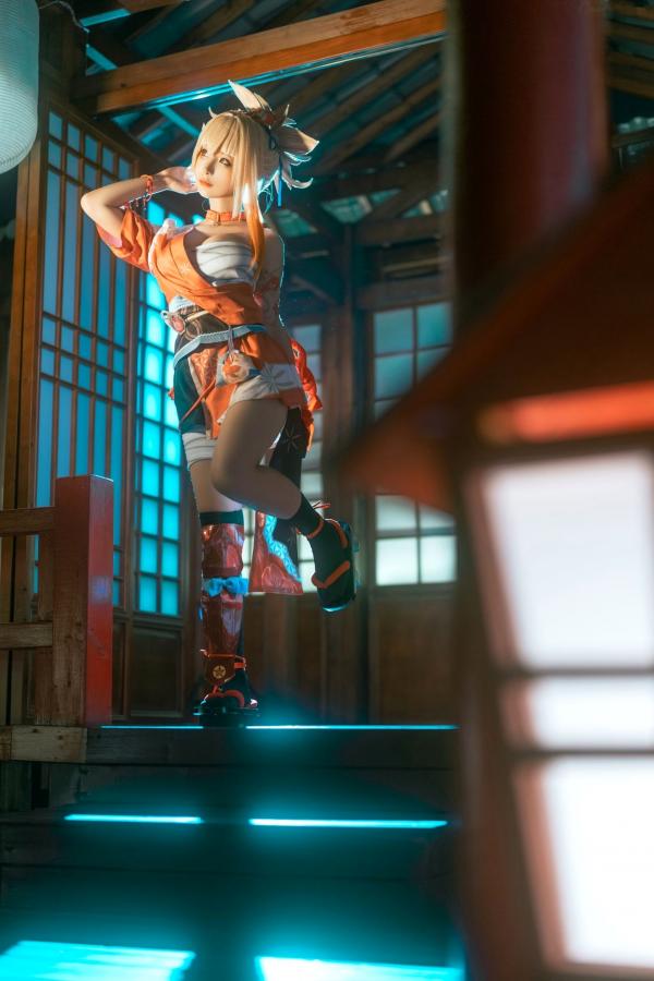 蠢沫沫   蠢沫沫-二次元萌系Cosplay精选，化身灵动猫娘与奇幻少女，清纯与性感并存的私房写真第21张图片