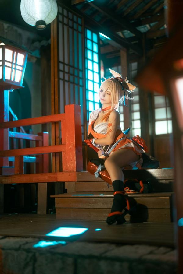 蠢沫沫   蠢沫沫-二次元萌系Cosplay精选，化身灵动猫娘与奇幻少女，清纯与性感并存的私房写真第22张图片