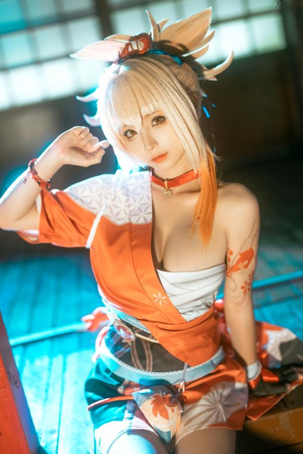 蠢沫沫   蠢沫沫-二次元萌系Cosplay精选，化身灵动猫娘与奇幻少女，清纯与性感并存的私房写真第23张图片