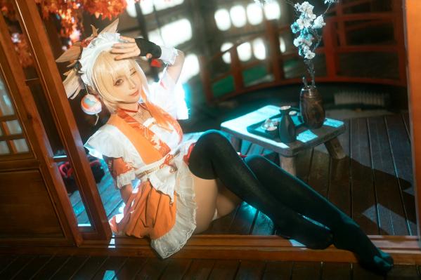 蠢沫沫   蠢沫沫-二次元萌系Cosplay精选，化身灵动猫娘与奇幻少女，清纯与性感并存的私房写真第26张图片