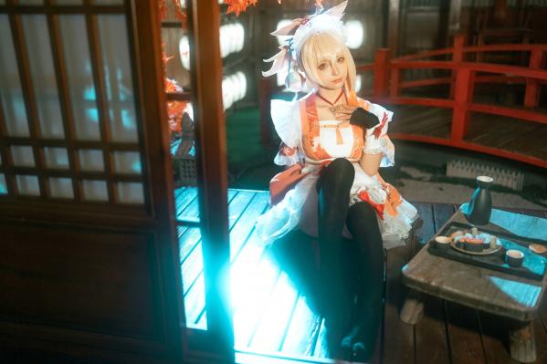 蠢沫沫   蠢沫沫-二次元萌系Cosplay精选，化身灵动猫娘与奇幻少女，清纯与性感并存的私房写真第33张图片