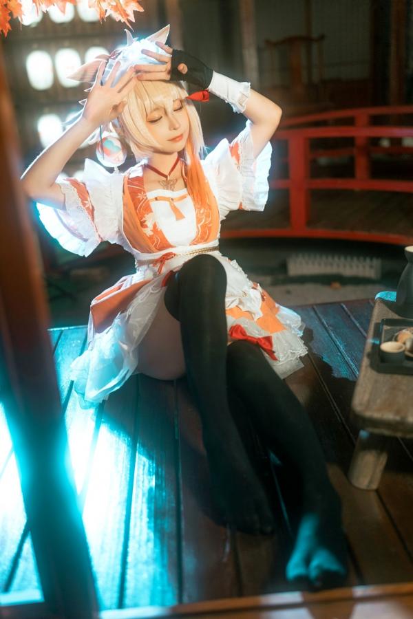 蠢沫沫   蠢沫沫-二次元萌系Cosplay精选，化身灵动猫娘与奇幻少女，清纯与性感并存的私房写真第34张图片