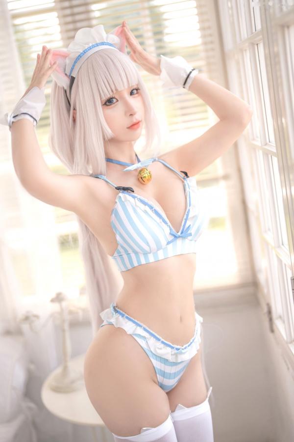 蠢沫沫   蠢沫沫-二次元萌系Cosplay精选，化身灵动猫娘与奇幻少女，清纯与性感并存的私房写真第55张图片
