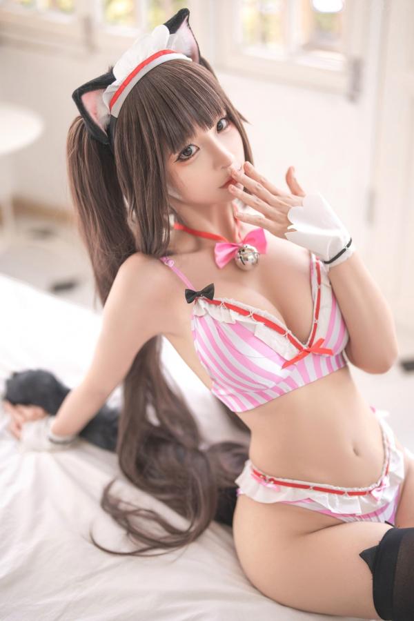 蠢沫沫   蠢沫沫-二次元萌系Cosplay精选，化身灵动猫娘与奇幻少女，清纯与性感并存的私房写真第60张图片
