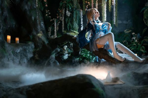 蠢沫沫   蠢沫沫-二次元萌系Cosplay精选，化身灵动猫娘与奇幻少女，清纯与性感并存的私房写真第65张图片