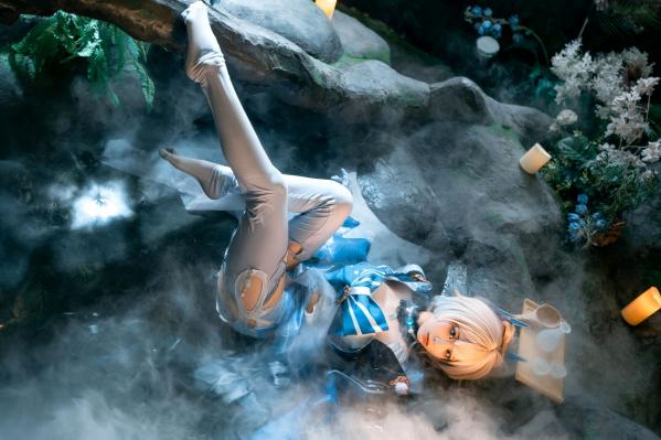 蠢沫沫   蠢沫沫-二次元萌系Cosplay精选，化身灵动猫娘与奇幻少女，清纯与性感并存的私房写真第69张图片