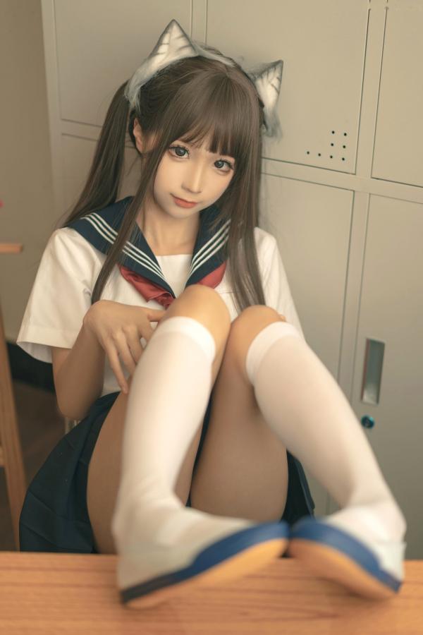 蠢沫沫   蠢沫沫-143-放学后-School-Kitty，精选校服制服角色扮演私房摄影作品，展现纯欲诱惑与极致魅力第2张图片