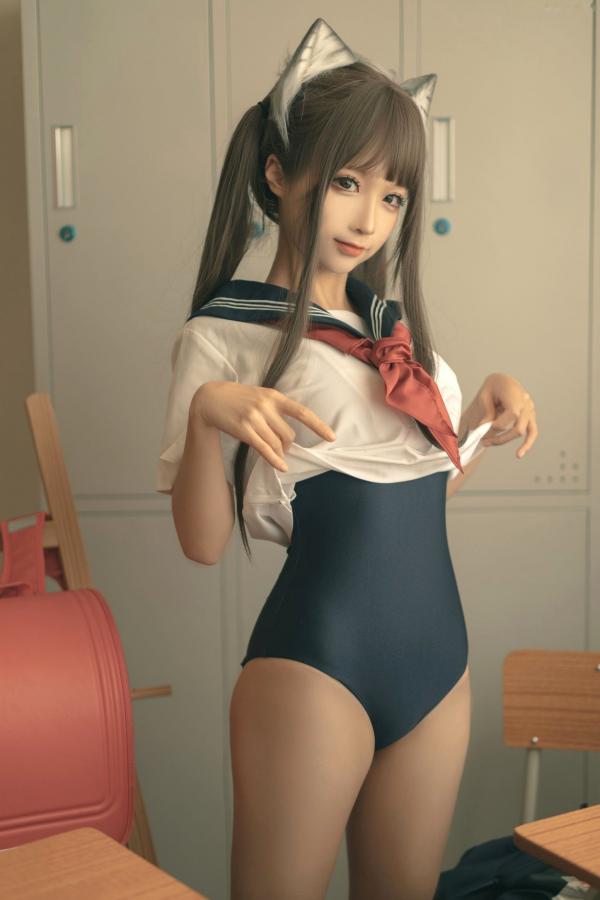 蠢沫沫   蠢沫沫-143-放学后-School-Kitty，精选校服制服角色扮演私房摄影作品，展现纯欲诱惑与极致魅力第10张图片