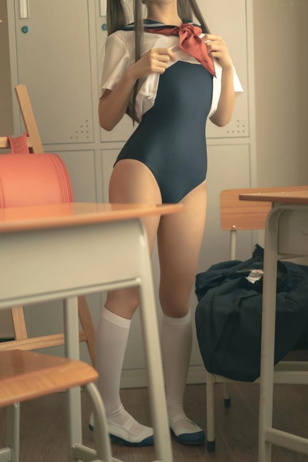 蠢沫沫   蠢沫沫-143-放学后-School-Kitty，精选校服制服角色扮演私房摄影作品，展现纯欲诱惑与极致魅力第11张图片