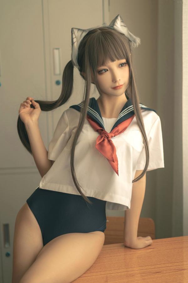 蠢沫沫   蠢沫沫-143-放学后-School-Kitty，精选校服制服角色扮演私房摄影作品，展现纯欲诱惑与极致魅力第16张图片