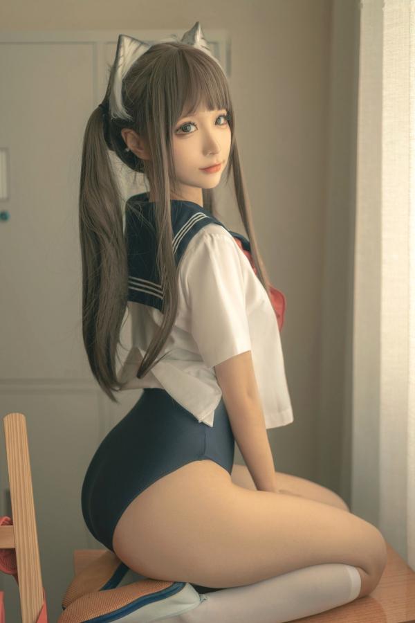 蠢沫沫   蠢沫沫-143-放学后-School-Kitty，精选校服制服角色扮演私房摄影作品，展现纯欲诱惑与极致魅力第21张图片