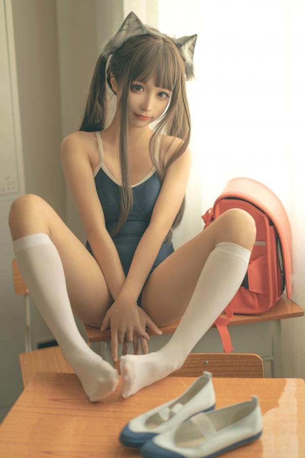 蠢沫沫   蠢沫沫-143-放学后-School-Kitty，精选校服制服角色扮演私房摄影作品，展现纯欲诱惑与极致魅力第39张图片