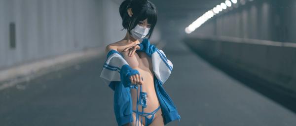 蠢沫沫   蠢沫沫-136-叫兽的恶作剧-清纯校服学妹篇：百变制服诱惑，极致反差视觉大片第113张图片