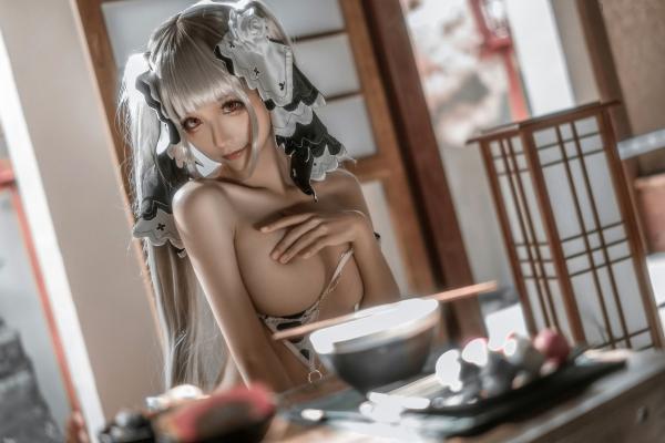 蠢沫沫   蠢沫沫-可畏COS私房照：极致诱惑的绅士版大尺度特写，展现完美女神范第8张图片
