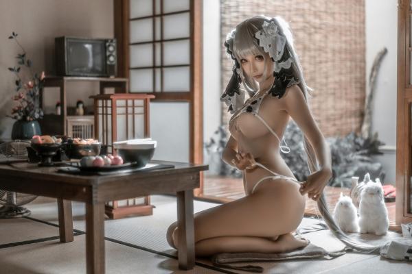 蠢沫沫   蠢沫沫-可畏COS私房照：极致诱惑的绅士版大尺度特写，展现完美女神范第19张图片