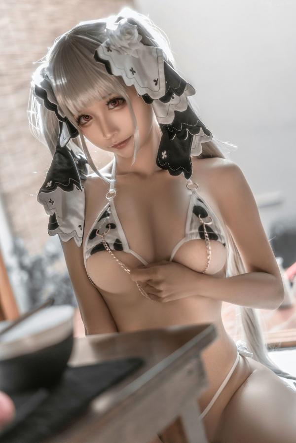 蠢沫沫   蠢沫沫-可畏COS私房照：极致诱惑的绅士版大尺度特写，展现完美女神范第24张图片