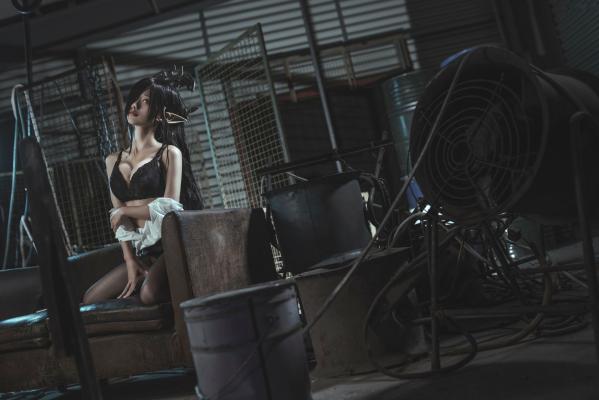 蠢沫沫   蠢沫沫黑兽精灵Cosplay，暗黑女王风极致诱惑，高清人像写真套图大赏第11张图片