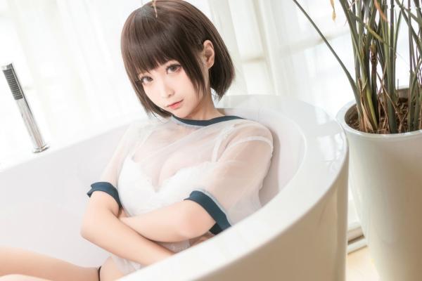 蠢沫沫   蠢沫沫-093-透明体操服第25张图片