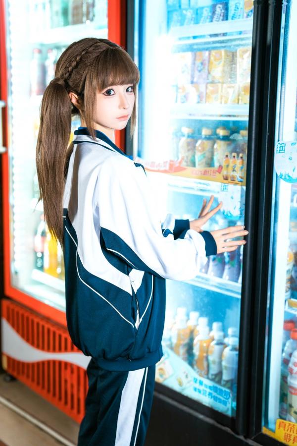 蠢沫沫   蠢沫沫-蠢沫沫奇遇记③：校服书店私房、二次元角色扮演、大胆身体彩绘、日系萝莉诱惑写真第100张图片