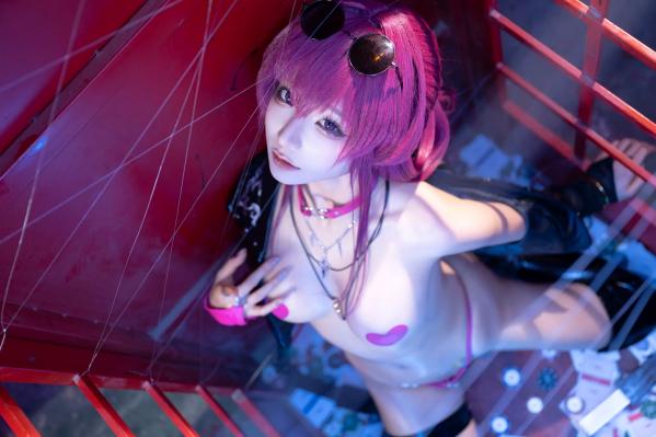 蠢沫沫   蠢沫沫 - 崩坏星穹铁道卡芙卡Cosplay，赌场主题私房性感美臀大尺度尤物写真 [154P]第13张图片