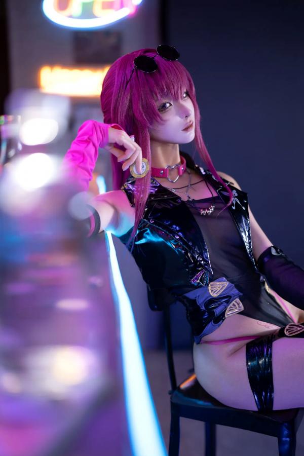 蠢沫沫   蠢沫沫 - 崩坏星穹铁道卡芙卡Cosplay，赌场主题私房性感美臀大尺度尤物写真 [154P]第31张图片