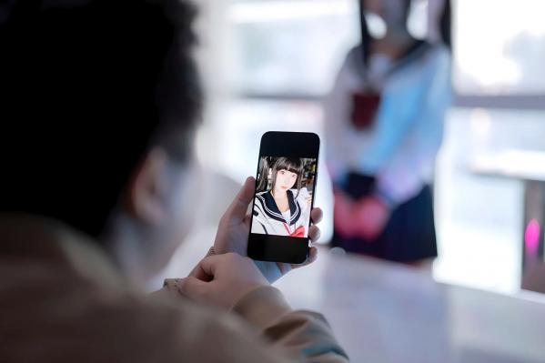 蠢沫沫   蠢沫沫 - 学妹的兼职，兔女郎cosplay酒吧诱惑，黑色紧身连体网袜写真第9张图片