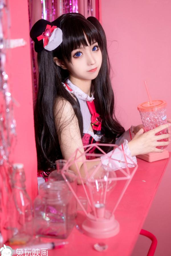 蠢沫沫   蠢沫沫-077-女仆凛：二次元Cosplay动漫风，极致美腿与黑丝制服诱惑，甜美梦幻写真第2张图片