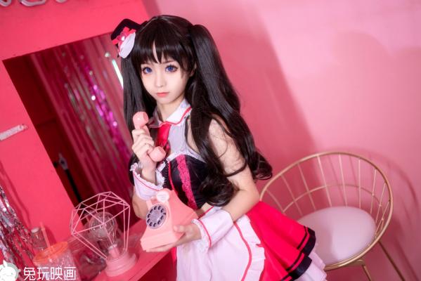 蠢沫沫   蠢沫沫-077-女仆凛：二次元Cosplay动漫风，极致美腿与黑丝制服诱惑，甜美梦幻写真第10张图片