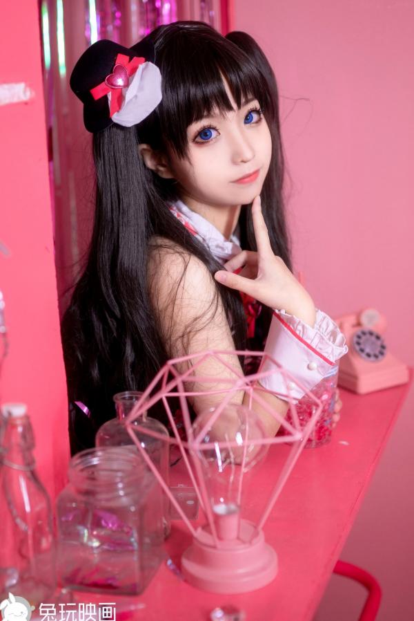 蠢沫沫   蠢沫沫-077-女仆凛：二次元Cosplay动漫风，极致美腿与黑丝制服诱惑，甜美梦幻写真第13张图片