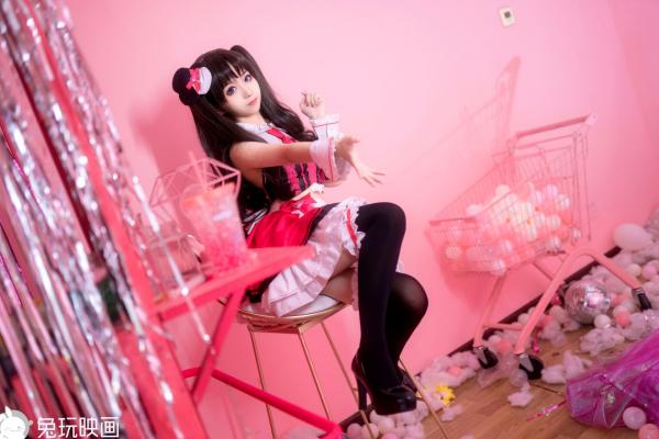 蠢沫沫   蠢沫沫-077-女仆凛：二次元Cosplay动漫风，极致美腿与黑丝制服诱惑，甜美梦幻写真第17张图片