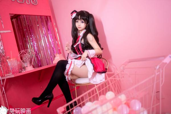 蠢沫沫   蠢沫沫-077-女仆凛：二次元Cosplay动漫风，极致美腿与黑丝制服诱惑，甜美梦幻写真第22张图片