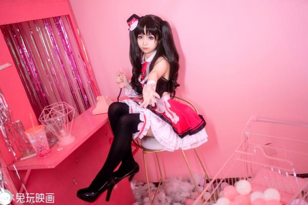 蠢沫沫   蠢沫沫-077-女仆凛：二次元Cosplay动漫风，极致美腿与黑丝制服诱惑，甜美梦幻写真第26张图片